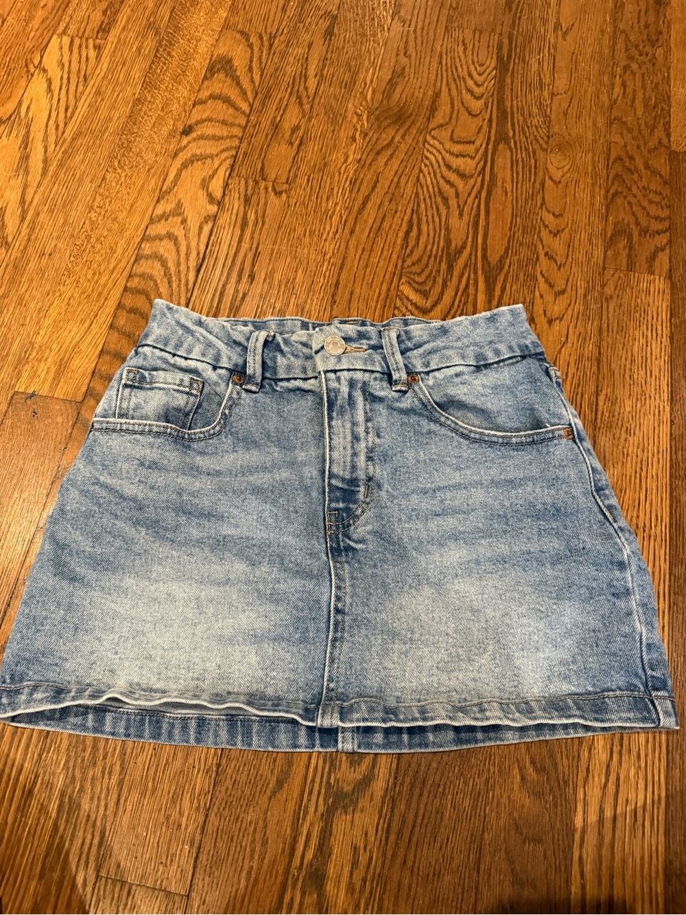 Forever 21 Light Blue Denim Mini Skirt